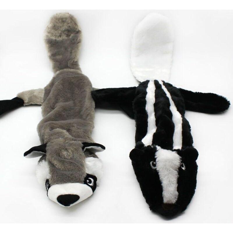 Nutrapet Plush Pet Squeakz The Racoonz Family Dog Toy - Multicolor (Includes 1), , large image number 1