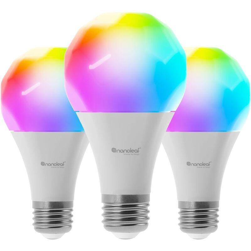 NANOLEAF - Nanoleaf Essentials Smart A60 Bulb EU/ANZ- 800Lm E27 - White (Pack of 3)