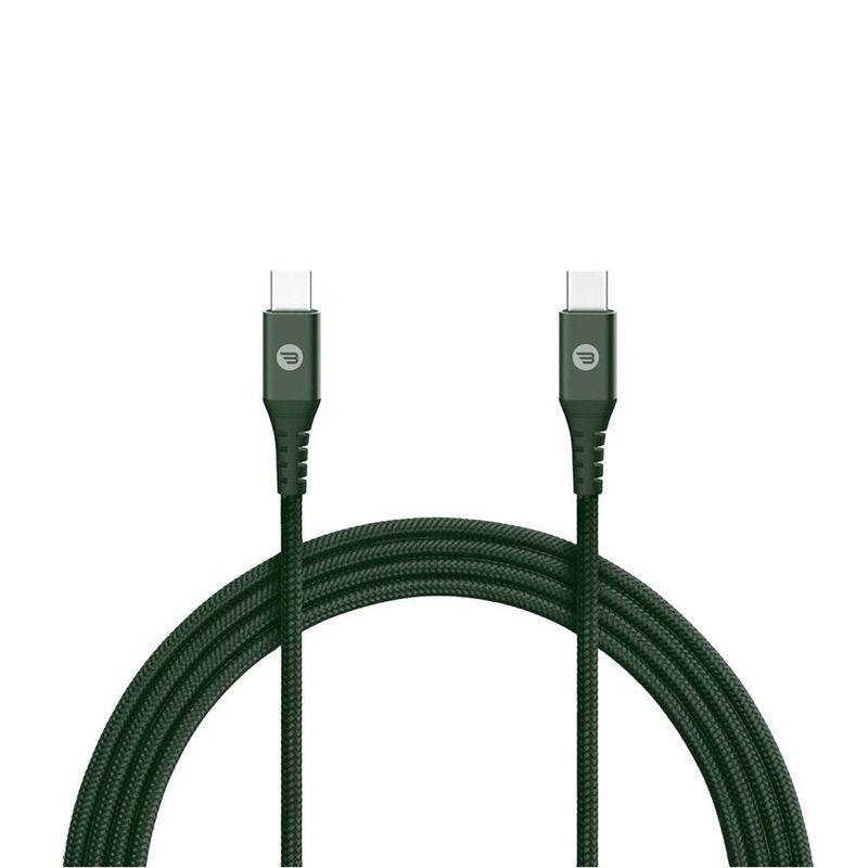 Baykron Kevlar Type C to Type C 3M 3A Midnight Green Cable, , large image number 0