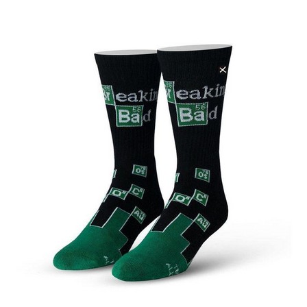 ODD SOX - Odd Sox Breaking Bad Chemistry Knit Men's Socks (Size 6-13)