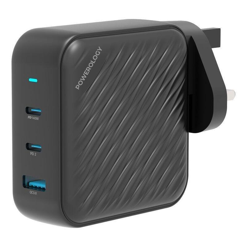 Powerology 140W Dual PD GaN Charger, , large image number 0