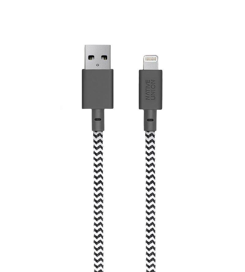 Native Union Belt Cable XL Zebra Lightning Cable 3m, , large image number 1
