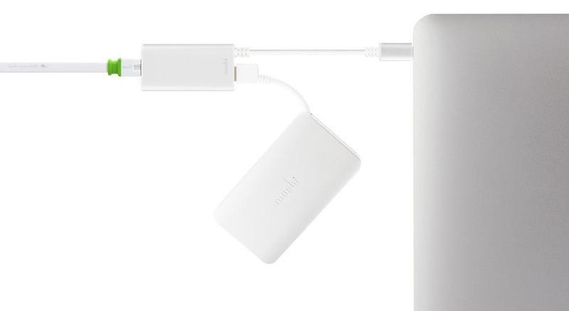 Moshi USB-C To Gigabit Ethernet Adapter Silver, , large image number 2