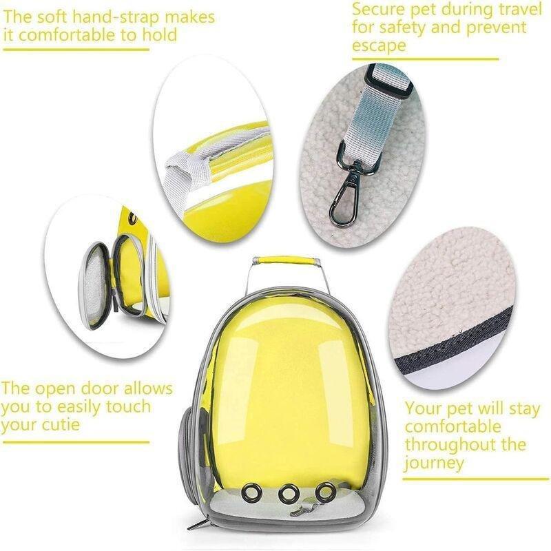 Nutrapet Petsranaut Pet backpacks 41 x 33 x 25 cm - Yellow, , large image number 1