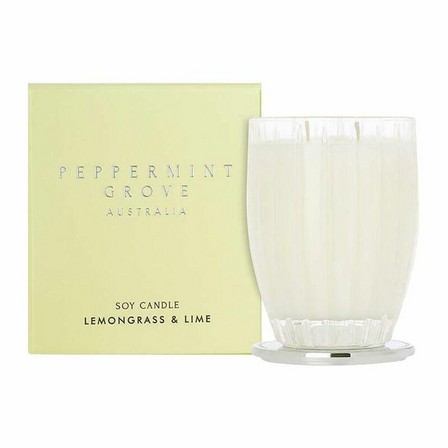 PEPPERMINT GROVE - Peppermint Grove Lemongrass & Lime Candle 350g