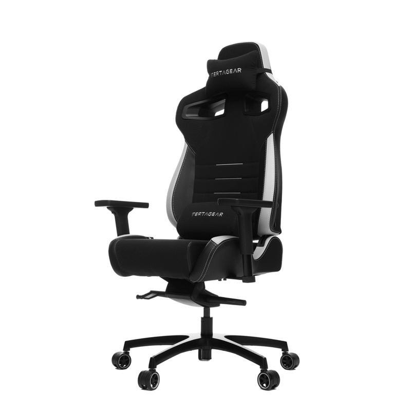 Vertagear Racing Series P-Line Pl4500 Gaming Chair Black/White Edition Coffee Fiber With Silver Embroidery, , large image number 0