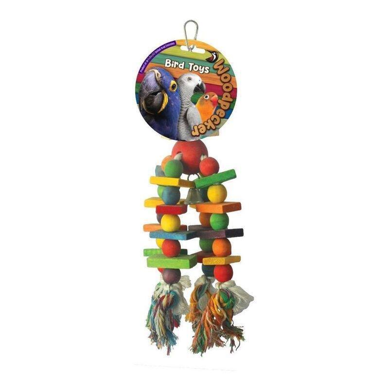 Nutrapet Woodpecker Bird Toy Classique L35 cm, , medium