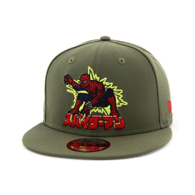 New Era Marvel Spider-Man 80th Men's Cap Olive, , large image number 0