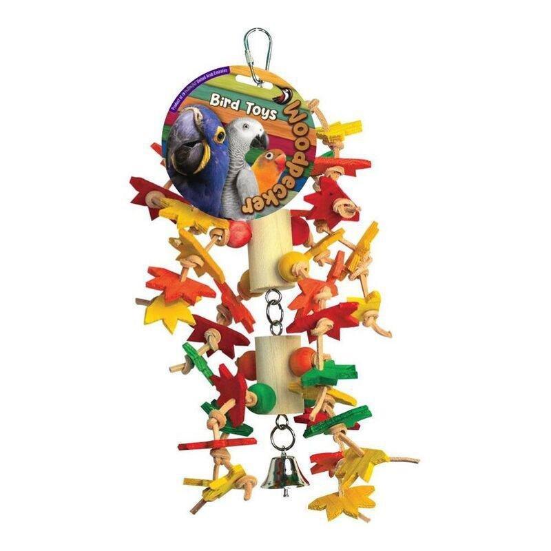 Nutrapet Woodpecker Bird Toy The Maple L30 cm, , medium