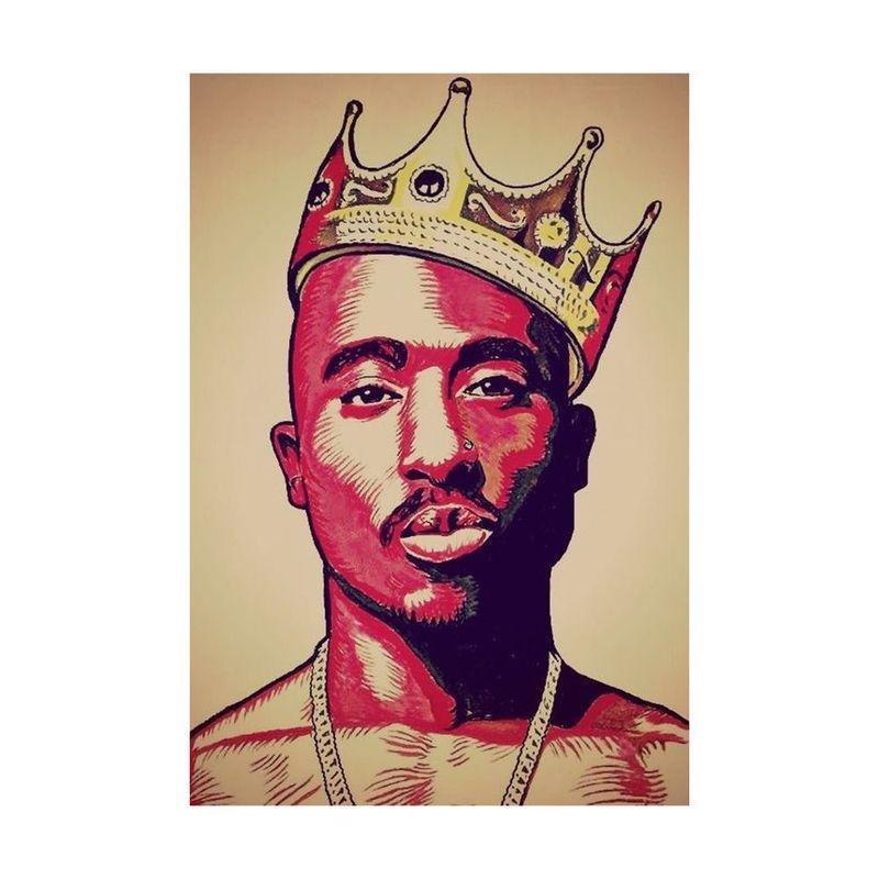 Three Monkeys Concepts Tupac Sticker, , large image number 0
