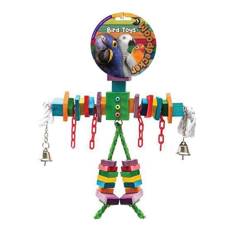 Nutrapet Woodpecker Bird Toy The Scare Crow 45 x 30 cm, , large image number 0