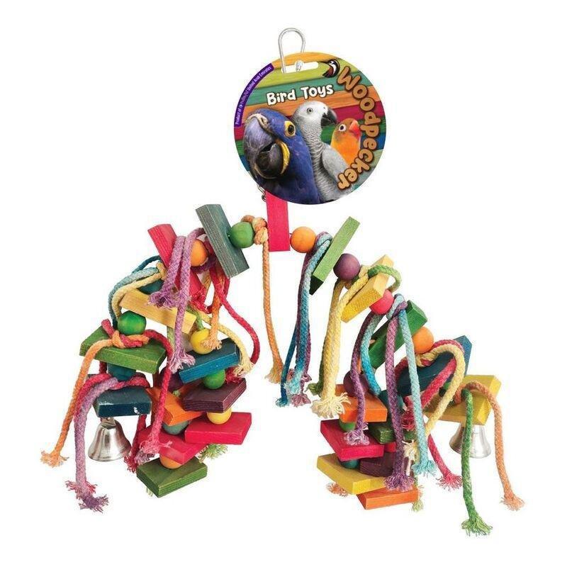 Nutrapet Woodpecker Bird Toy Lacey Arch 12 x 14 cm, , medium