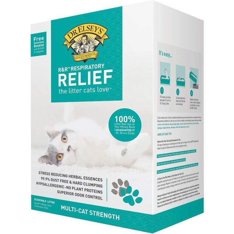 Dr. Elsey's Respiratory Relief Clumping Clay Cat Litter 9kg, , large image number 0