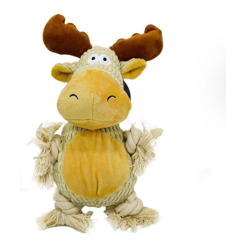 Nutrapet Plush Pet Elk Dog Toy (Includes 1), , medium