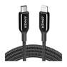 ANKER - Anker Powerline + III USB C to Lightning Cable 2M Black