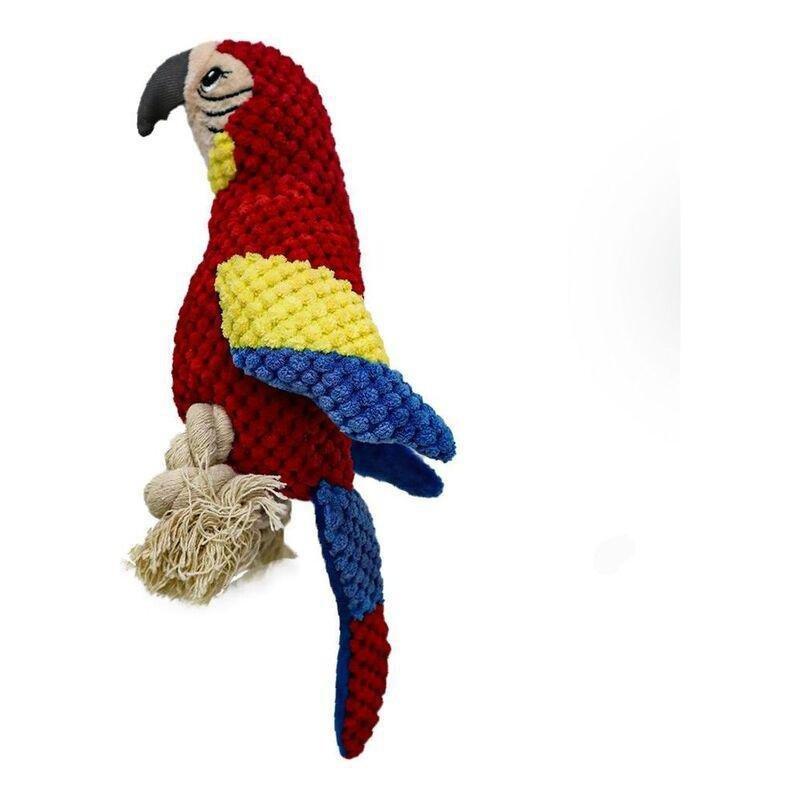 Nutrapet Plush Pet Bird Dog Toy - Multicolor and Design (Includes 1), , large image number 0