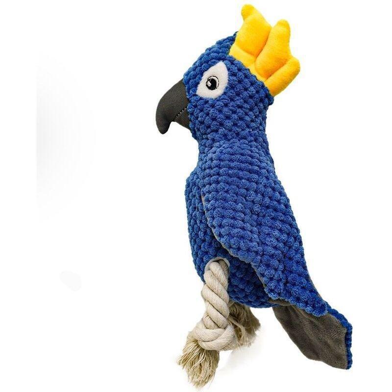 Nutrapet Plush Pet Bird Dog Toy - Multicolor and Design (Includes 1), , large image number 1