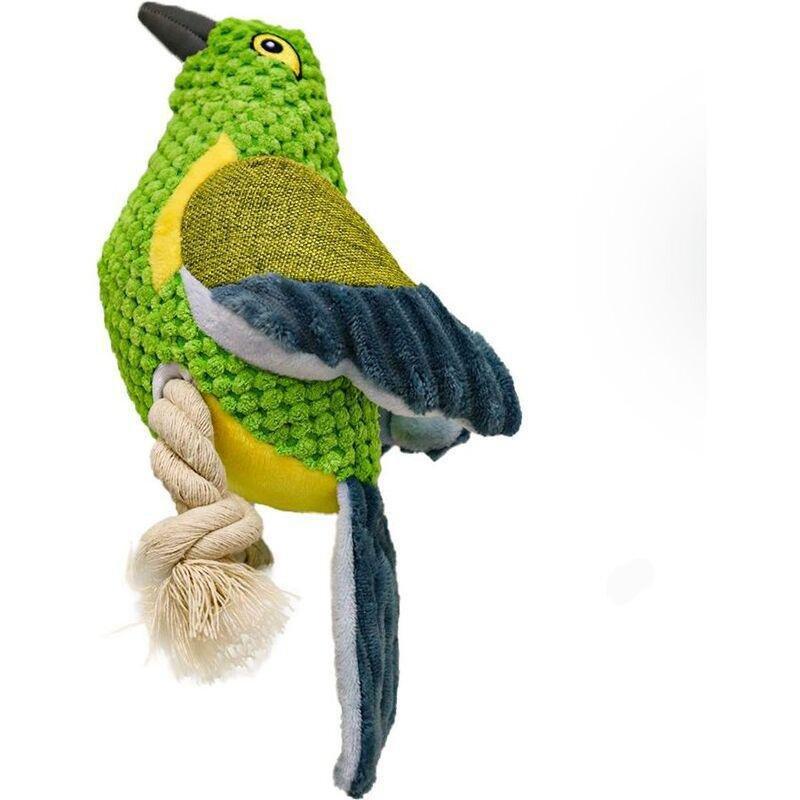 Nutrapet Plush Pet Bird Dog Toy - Multicolor and Design (Includes 1), , large image number 2