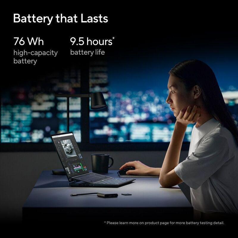 ASUS Zenbook Pro Duo 14 UX8402VV-OLEDI9TB Laptop intel Core I9-13900H/32GB RAM/1TB SSD/NVIDIA GeForce RTX 4060 8GB/14.5-inch WQXGA+ (2880X1800)/Win..., , large image number 7