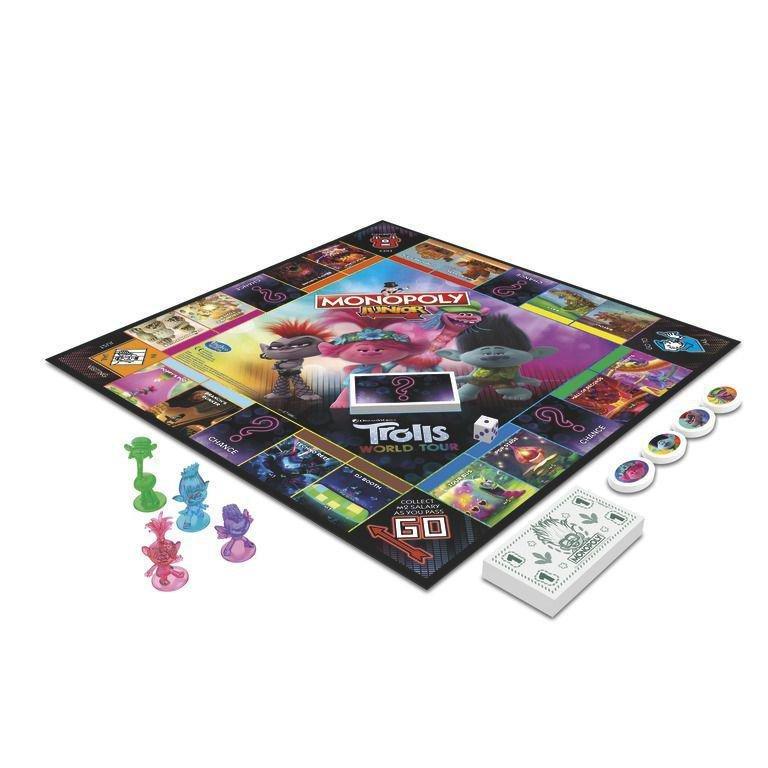 Hasbro Monopoly Jr.Trolls World Tour, , large image number 2