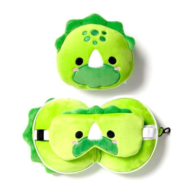 Puckator Dinosaur Travel Pillow & Eye Mask, , large image number 0