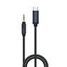 POWEROLOGY - Powerology Aluminum Braided USB-C to 3.5 mm Aux Cable 1.2M Gray
