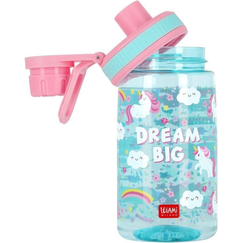 Legami Let's Drink - Kids Bottle 400 ml - Unicorn, , large image number 1