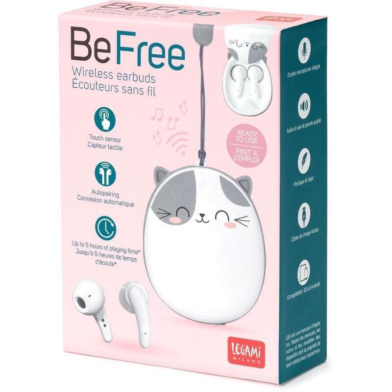 Legami Be Free - True Wireless Earbuds - Kitty, , large image number 4