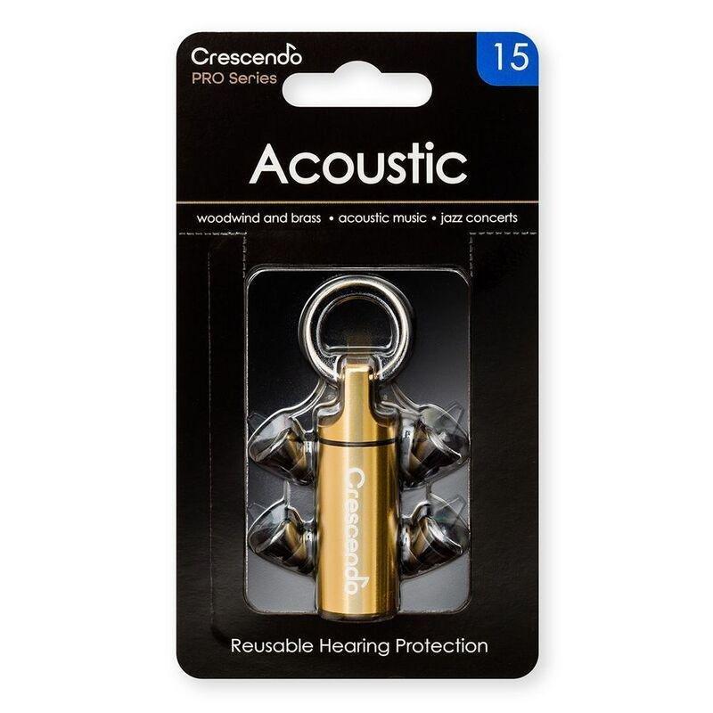 Crescendo PRO Acoustic 15 Hearing Protection Reusable Earplugs, , large image number 0