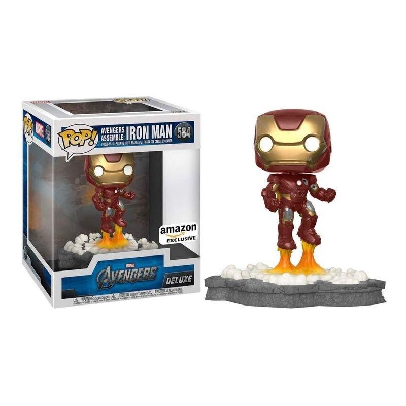 Funko Pop Deluxe Avengers Assemble Iron Man Vinyl Figure, , large image number 1