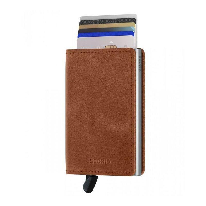 Secrid Slimwallet - Vintage Leather - Cognac Silver, , large image number 0