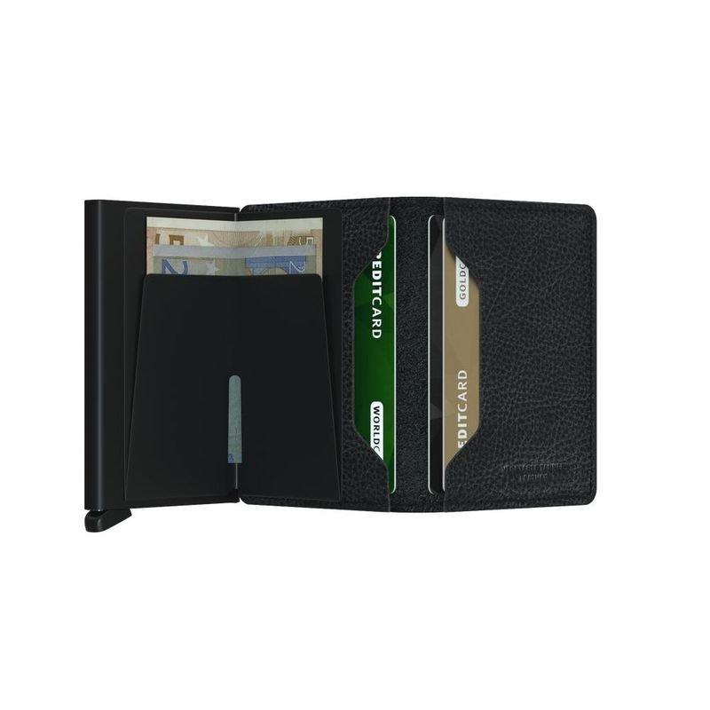 Secrid Slimwallet - Vegetable Tanned Leather - Black/Black, , large image number 2