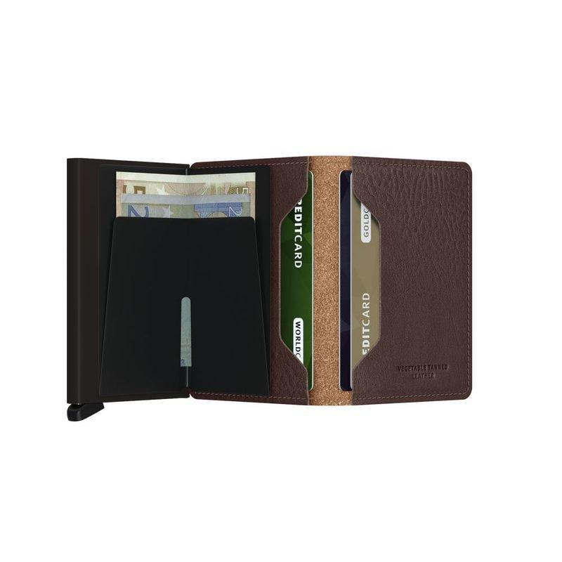 Secrid Slimwallet - Vegetable Tanned Leather - Espresso Brown, , medium