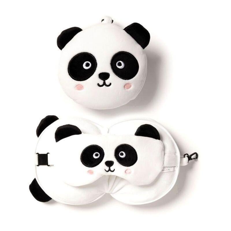 Puckator Panda Travel Pillow & Eye Mask, , large image number 0