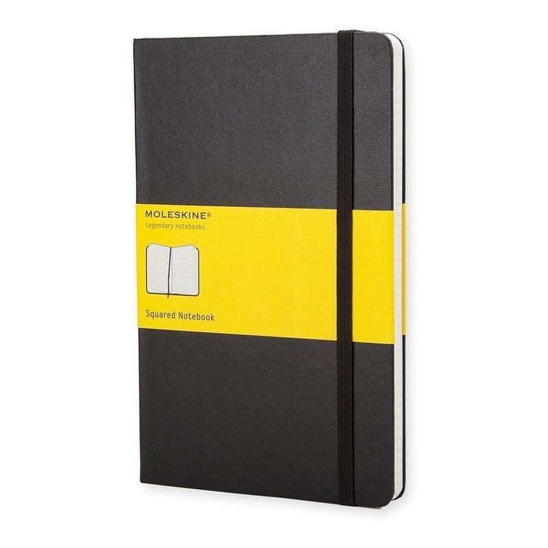 Moleskine Squared Notebook Large Hard Cover Black, , large image number 0