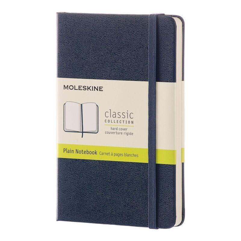 Moleskine Pocket Plain Hard Notebook - Sapphire Blue, , large image number 0
