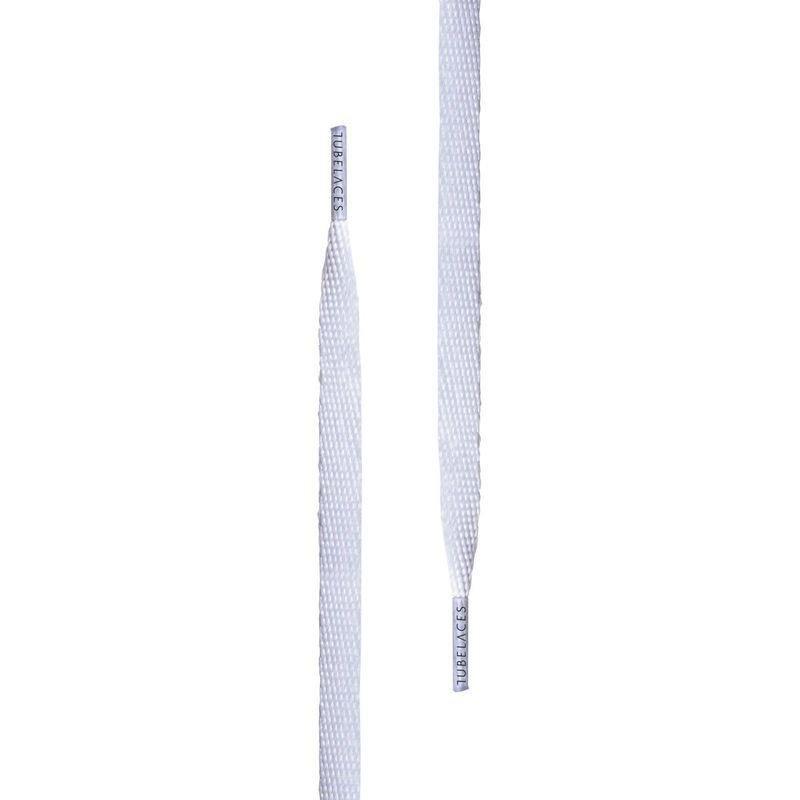 Tubelaces White Flat Unisex Shoelaces White 120 cm, , large image number 0