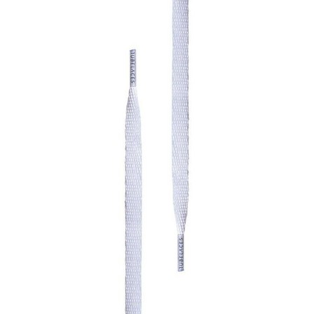 TUBELACES - Tubelaces White Flat Unisex Shoelaces White 120 cm