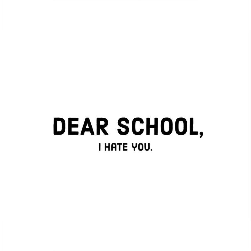 Three Monkeys Concepts Dear School Sticker, , medium