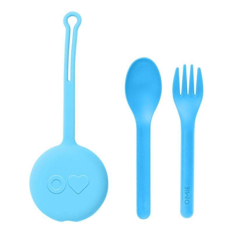 Omielife Utensil + Holder Set Blue Sky, , large image number 0