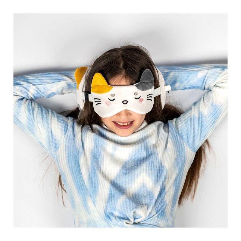 Puckator Lola The Cat Plush Travel Pillow & Eye Mask, , large image number 2