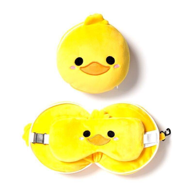 Puckator Duck Plush Travel Pillow & Eye Mask, , large image number 0