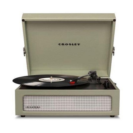 CROSLEY - Crosley Voyager Portable Bluetooth Turntable with Built-in Speakers - Sage
