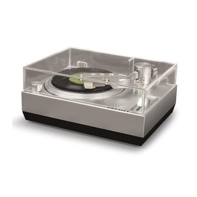 Crosley RSD3 Mini Turntable with Built-in Speakers - Silver, , large image number 1