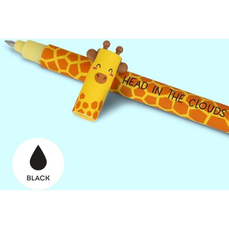 Legami Erasable Gel Pens - Set of 3 - Lion / Elephant / Giraffe, , large image number 2