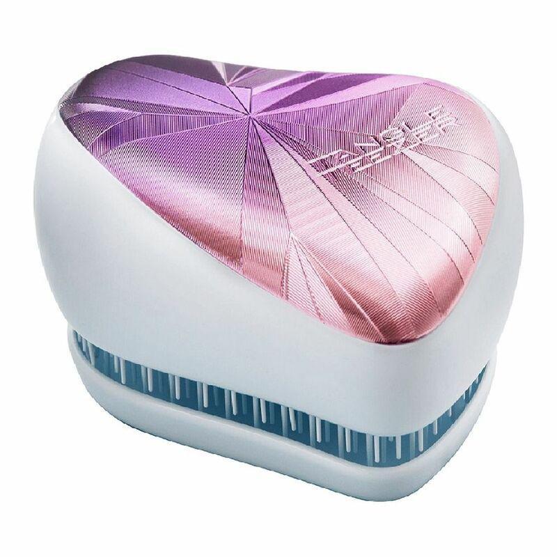 Tangle Teezer Compact Styler Hair Brush - Smashed Holo Blue/Pink, , large image number 0