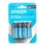 ANKER - Anker AA Alkaline Batteries (Pack of 4)