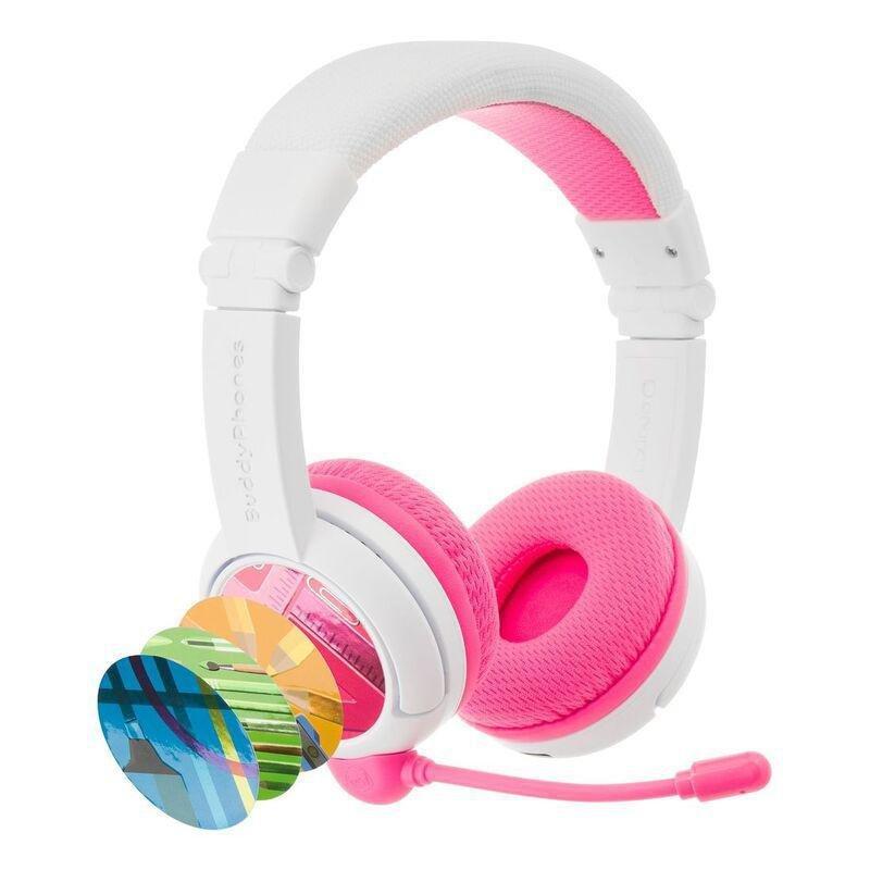 BuddyPhones SchoolPlus Wireless Kids Headphones - Pink, , large image number 0