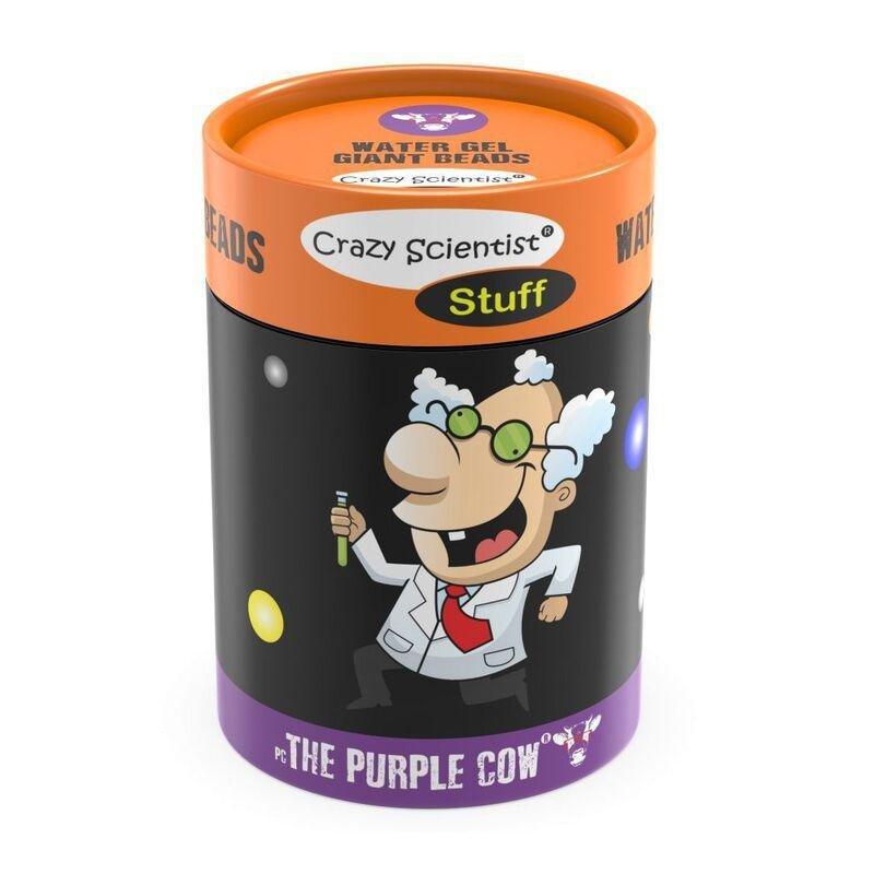 The Purple Cow Crazy Scientist Stuff Water gel beads giant beads Science STEM Kit, , large image number 0