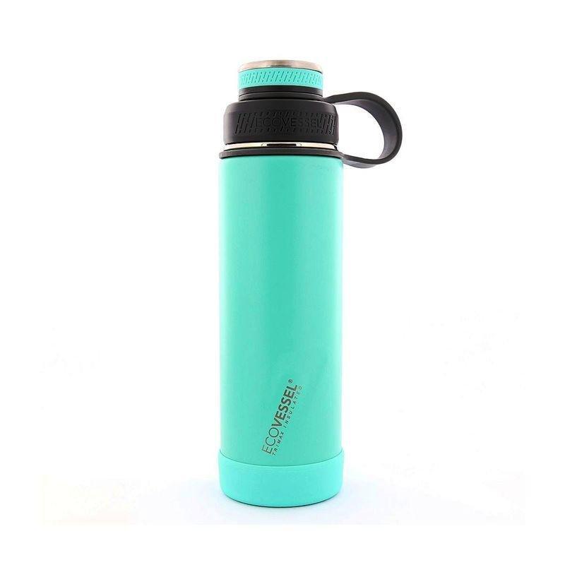 Ecovessel Boulder Trimax Protective Bumper Aqua Breeze Water Bottle 590ml, , large image number 0